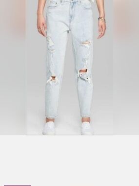 wild fable Light Blue Distressed Boyfriend Jeans 9pc bundle (5)00 (4)0 NWT